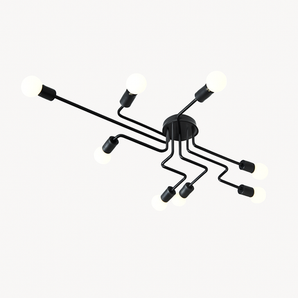 Plafonnier LED design multi-bras contemporain — LZ4X9T2