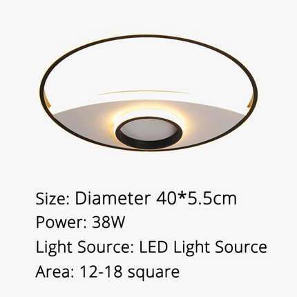 Plafonnier moderne polyvalent pour éclairage intérieur — LZ4X9QJ