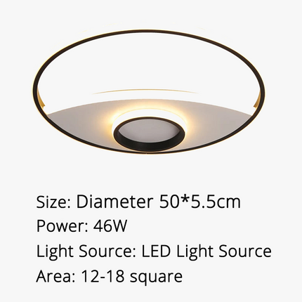 Plafonnier moderne polyvalent pour éclairage intérieur — LZ4X9QJ
