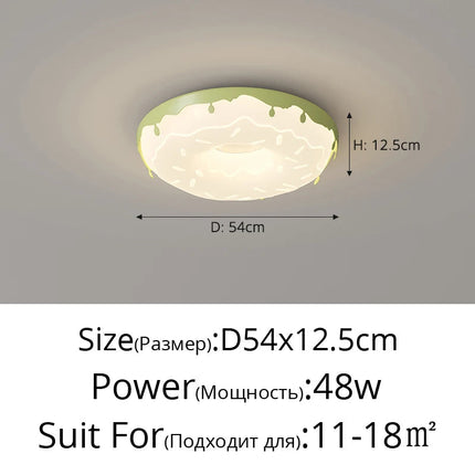 Plafonnier donut moderne au design simple et élégant girly — LZ4XJ9
