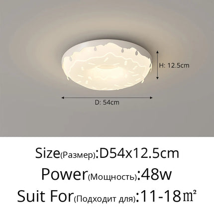 Plafonnier donut moderne au design simple et élégant girly — LZ4XJ9