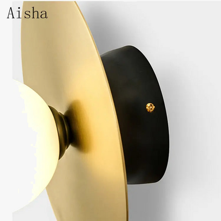 Plafonnier doré au design créatif pour intérieur et extérieur — LZ4X9B
