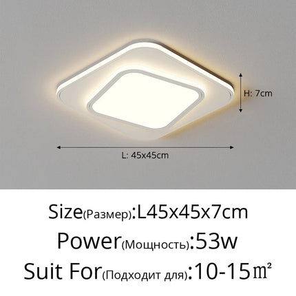 Plafonnier double couche pour un éclairage moderne et élégant — LZ4X9P2