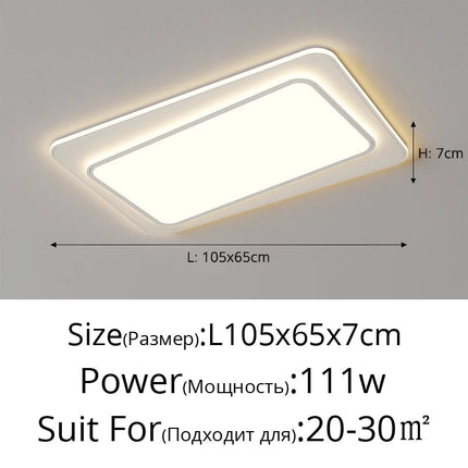Plafonnier double couche pour un éclairage moderne et élégant — LZ4X9P2
