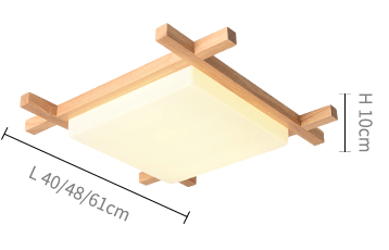 Plafonnier LED en bois Botimi — LZ4X9P2Q