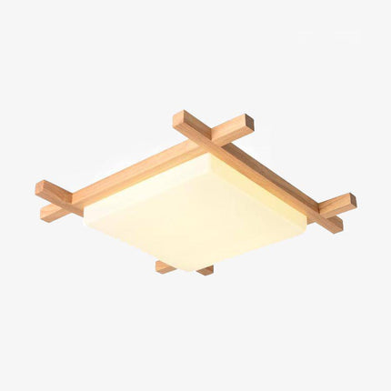 Plafonnier LED en bois Botimi — LZ4X9P2Q