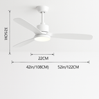 Blanc pur / 52 pouces / 220V