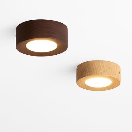Plafonnier lumineux en bois au design élégant pour intérieur — LZ4G7Q2