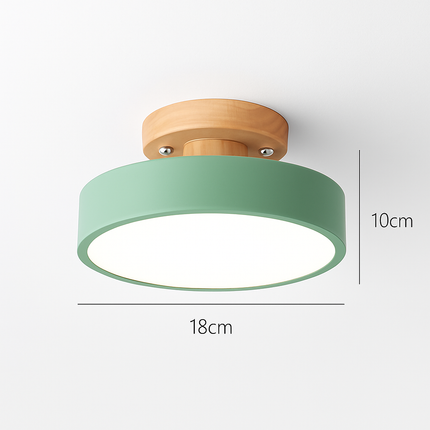 Plafonnier en bois moderne au design élégant et lumineux — LZ4X9T