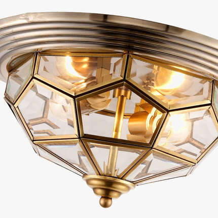 Plafonnier design en cuivre pour intérieur moderne élégant — LZ4X9J