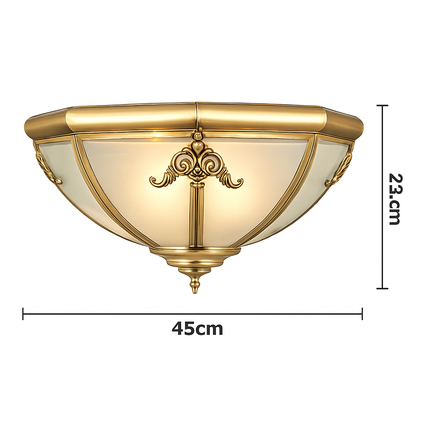 Plafonnier polyvalent en cuivre pour intérieur et extérieur — LZ4V9Q2