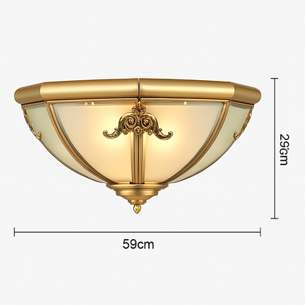 Plafonnier polyvalent en cuivre pour intérieur et extérieur — LZ4V9Q2