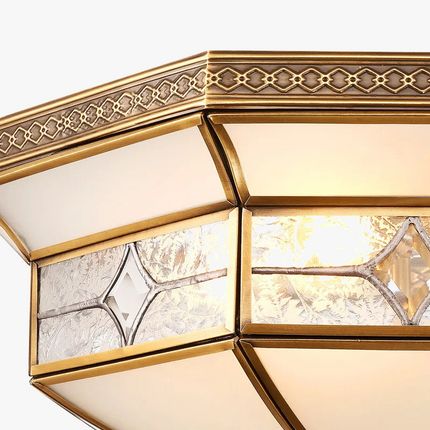 Plafonnier en cuivre au design européen moderne — LZ4X9T2