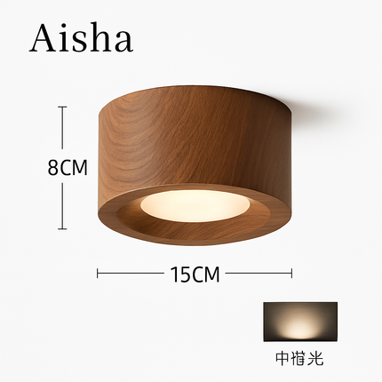 Plafonnier double tête en résine style japonais pour intérieur — LZ4X9Q7