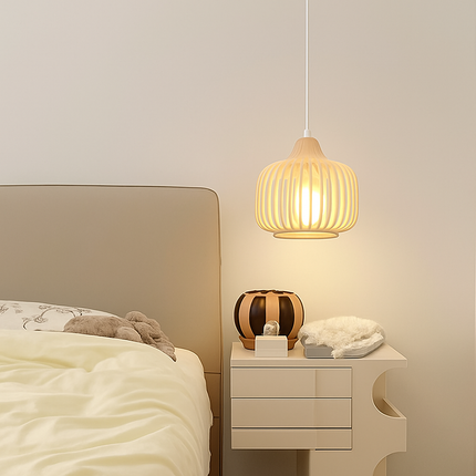 Plafonnier en rotin et osier pour ambiance naturelle — LZ4X9T2