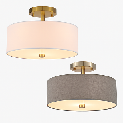 Plafonnier en tissu style américain simple pour intérieur — LZ4G7Q2M