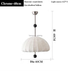 Chromé-40cm / Lumière chaude