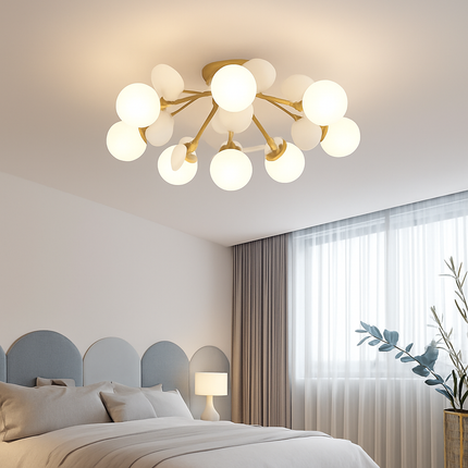 Plafonnier en verre lumineux pour intérieur moderne — LZ4X9P2