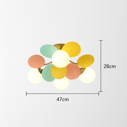 Plafonnier en verre lumineux pour intérieur moderne — LZ4X9P2