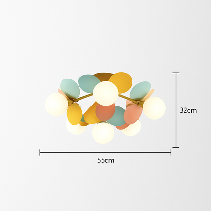 Plafonnier en verre lumineux pour intérieur moderne — LZ4X9P2