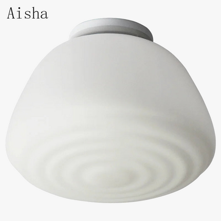 Plafonnier suspension en verre au design nordique pour intérieur moderne — LZ4X9T