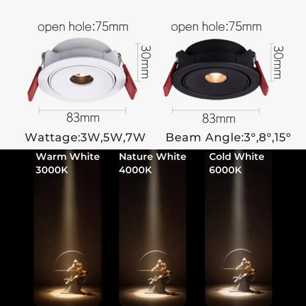 Plafonnier LED encastré anti-éblouissement pour intérieur — LZ4R9Q2M