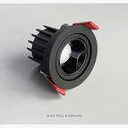 Noir / Non-Dimmable / CHINE | Blanc naturel | 7W