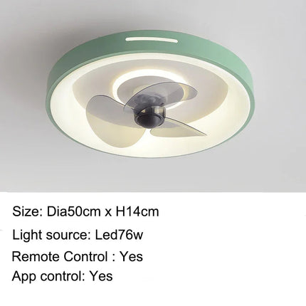 Plafonnier avec ventilateur et télécommande pour chambre d’enfants — LZ4X9T