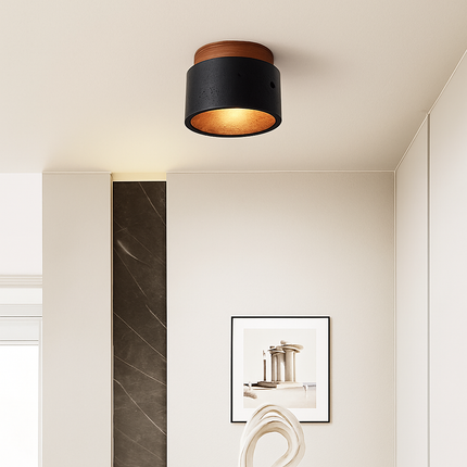 Plafonnier japonais en pierre style wabi-sabi pour intérieur et extérieur — LZ4XJ9