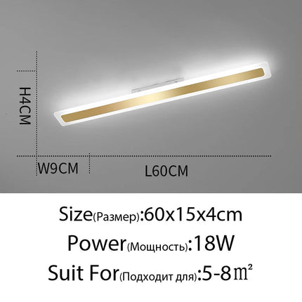 Plafonnier LED moderne en acrylique pour éclairage intérieur — LZ4P9XJ