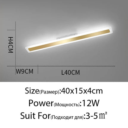 Plafonnier LED moderne en acrylique pour éclairage intérieur — LZ4P9XJ