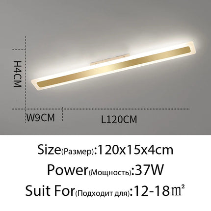 Plafonnier LED moderne en acrylique pour éclairage intérieur — LZ4P9XJ