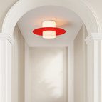 Rouge-D25xH12cm / Lumière naturelle