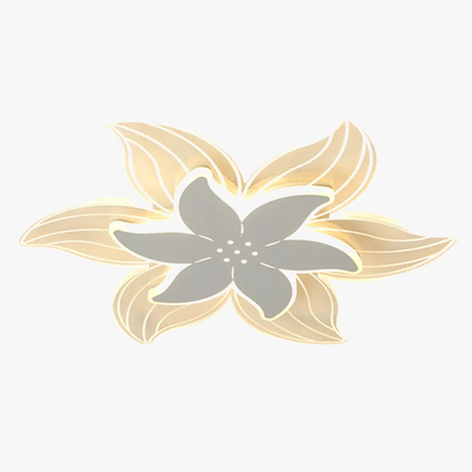 Plafonnier LED art déco à motif fleuri pour bureau et étude — LZ3F9XQ