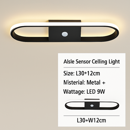 Plafonnier LED avec détecteur de mouvement PIR intégré — LZ4F9Q1