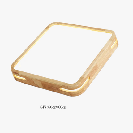 Plafonnier LED carré avec variateur et télécommande 2.4G — LZ4X9T1