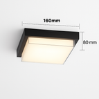 Carré A 18W / Blanc chaud 3000K