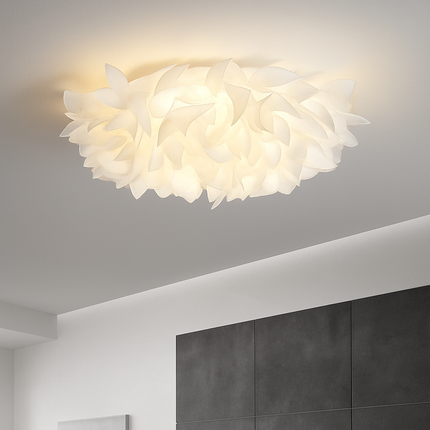 Plafonnier LED nordique à motifs floraux blancs — LZ4X9P2Q
