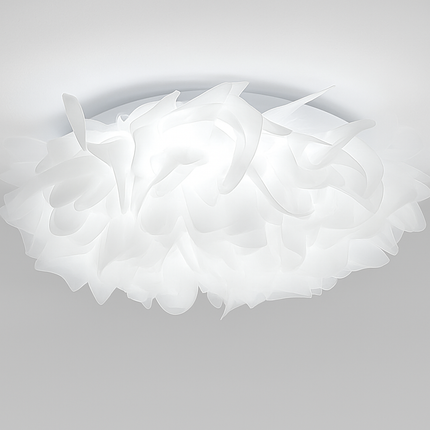 Plafonnier LED nordique à motifs floraux blancs — LZ4X9P2Q