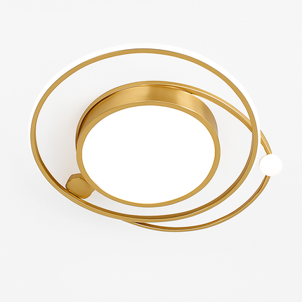 Plafonnier LED circulaire design simple avec télécommande — LZ4V7Q2