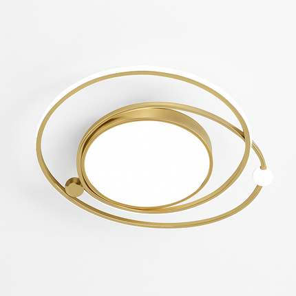 Plafonnier LED circulaire design simple avec télécommande — LZ4V7Q2