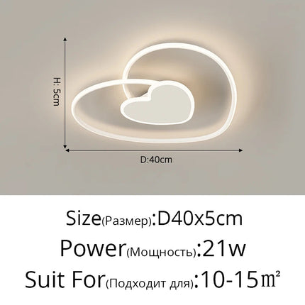 Plafonnier LED décoratif pour intérieur moderne et élégant — LZ4X9T2