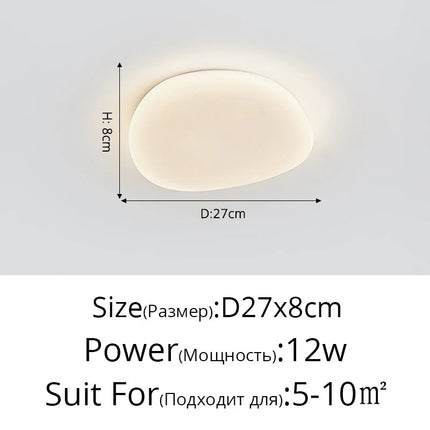 Plafonnier LED nordique au design simple et créatif — LZ4X9T1