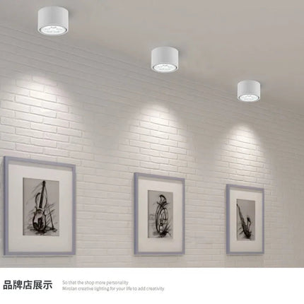 plafonnier led de surface downlight smd5730 pour éclairage intérieur