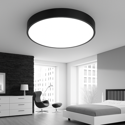 Plafonnier LED rond et plat design, plusieurs tailles disponibles — LZ4X9Q2
