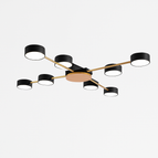 Noir - 8 lampes