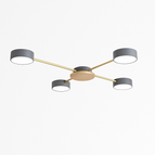 Gris - 4 lampes
