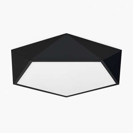 Plafonnier LED au design géométrique en forme de diamant — LZ4X9P2
