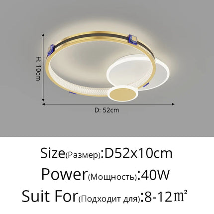 Plafonnier LED design polyvalent pour espaces intérieurs — LZ4X9Q2