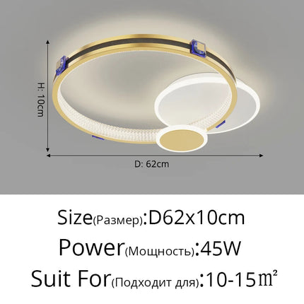 Plafonnier LED design polyvalent pour espaces intérieurs — LZ4X9Q2